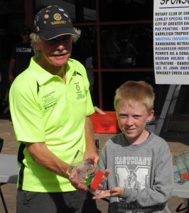 Son shines for father