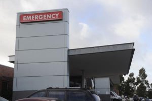 Emergency lockdown as patient runs riot