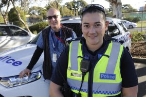 Visiting minister sets law enforcement pace