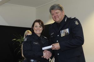 Families behind thin blue line