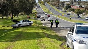 Runaway driver nabbed by bystanders