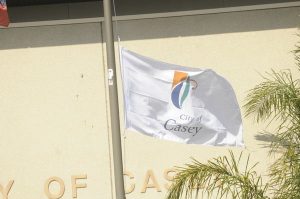 Flag finally at half mast as council mourns rising crime