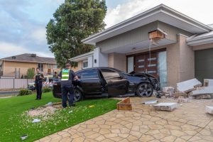 Car crashes into Lyndhurst home