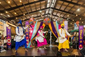 Diwali dancing with joy