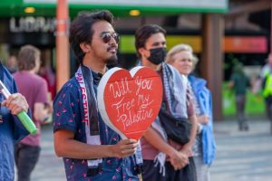‘Will you free my Palestine?’