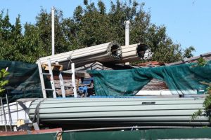 Slow approach to unsightly mess