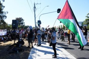 Protestors target Dandenong factory