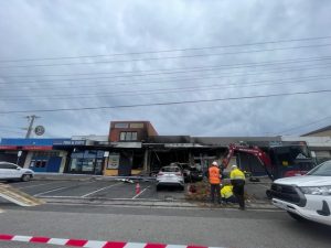 Shops, cars destroyed in suspicious fire