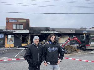 Don vows to rise from shop ashes
