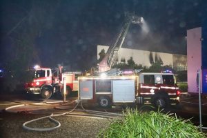 Pumper failure at gym fire