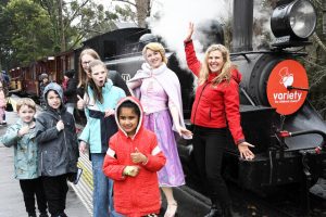 Joyful day on Puffing Billy