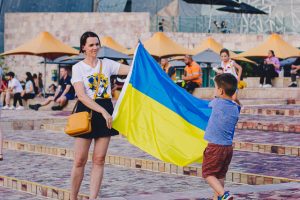 Ukrainians rally at Fed Square