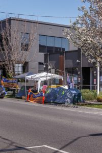 MP responds to alleged protest attacks