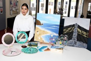 Resin artist creating a new life