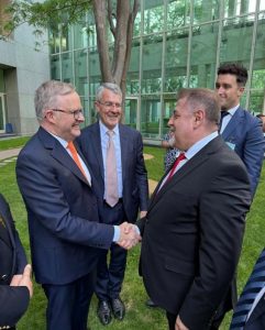 Friends group in high places: Mayor Memeti meets PM