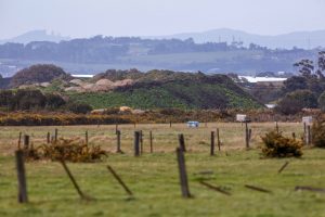 Soil mound shut down