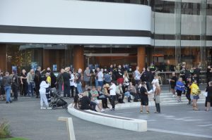 Silent protest at Bunjil