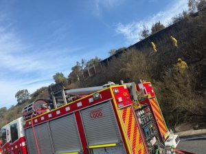 Appeal for freeway fire footage