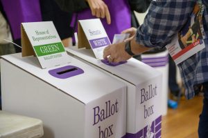 Ballot spots drawn for fed poll