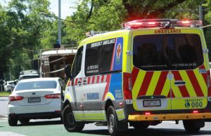 A truck and a car collide in Dandenong South