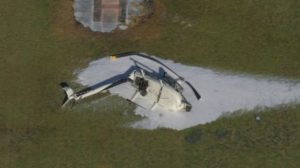 Pair injured in Moorabbin helicopter crash