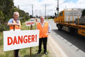 Peril predicted by Progress Street businesses