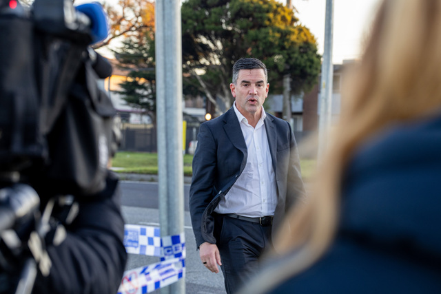 Battin doubles-down on crime-scene presser
