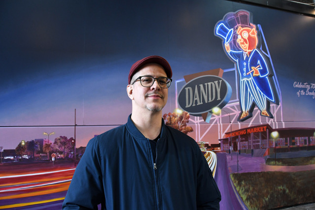 Muralist dips lid to Dandy Pig
