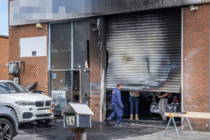 Dandenong business torched after gunpoint threat