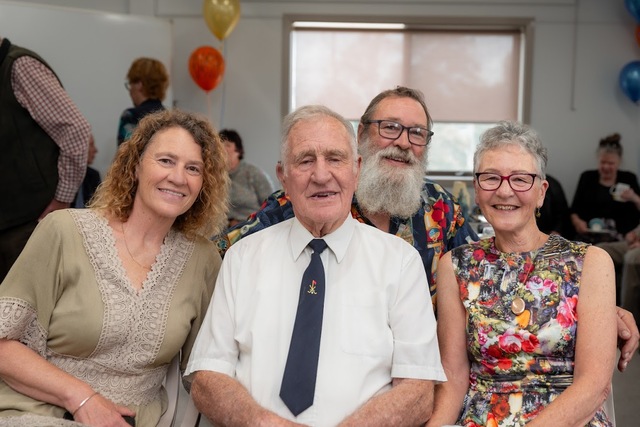 Evergreen greenkeeper tees off for 90th celebration