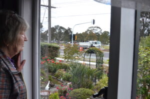 Road block for Stud Rd crossing advocate